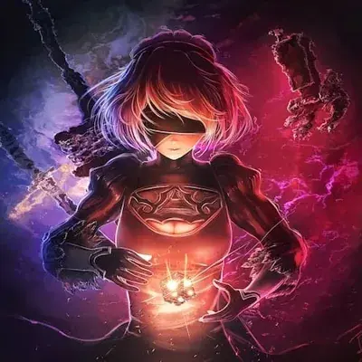 Girl with a glowing orb in her hands