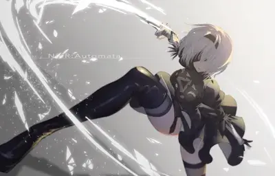 Girl with a sword in her hand