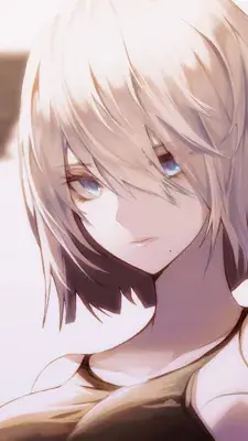 Girl with blonde hair and blue eyes