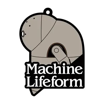 Machine Lifeform from Nier Automata graphic illustration - stylized icon of the game's robotic enemies