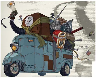 Thumbnail of 2B in NieR Automata Post-Apocalyptic Ride