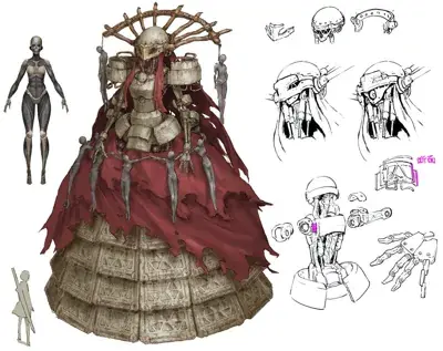 Thumbnail of NieR:Automata Machine Concept Art