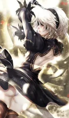 Woman in a black dress is holding a sword