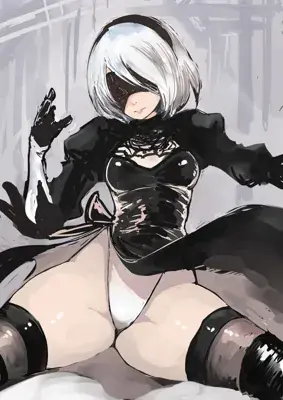 Woman in a black outfit and boots
