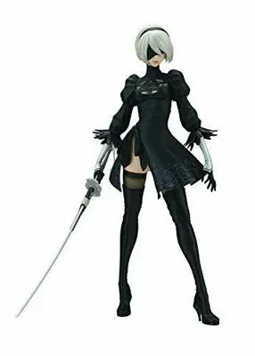 Thumbnail of Woman in black clothes holding a sword - Nier Automata Fan Art
