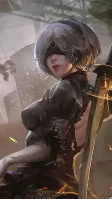 Woman with a sword in her hand