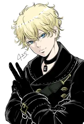 9S from Nier Automata character portrait - digital artwork showing android scanner in signature outfit